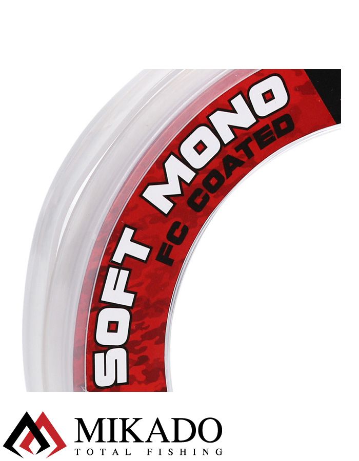 Поводочный материал Mikado Super Soft Mono FC Coated 1,3 мм, 78 кг, 50 м.